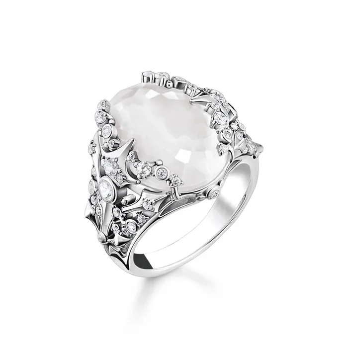 Thomas Sabo Sterling Silver Rise & Shine CZ Cocktail Ring
