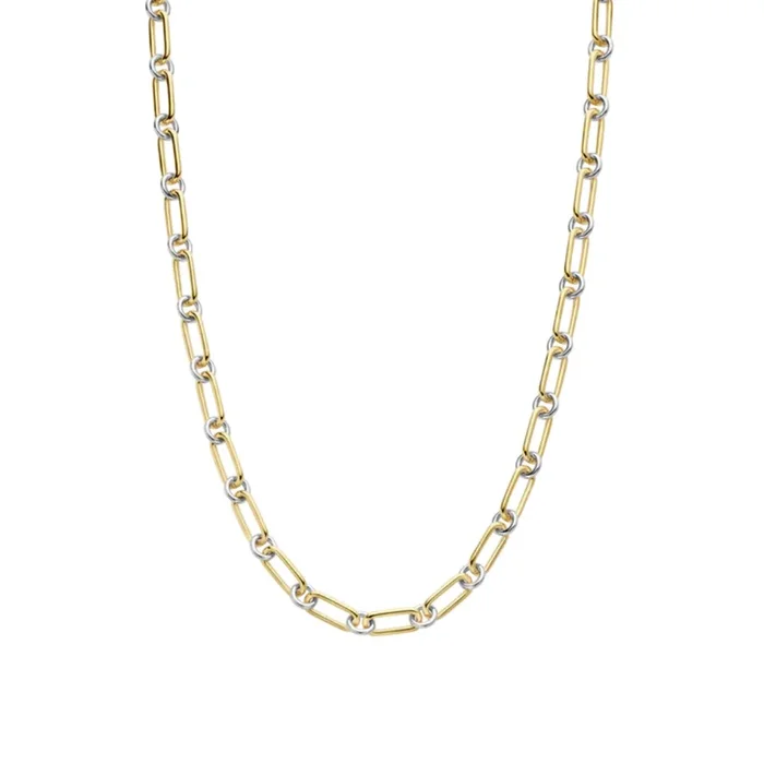 Ti Sento Two-Tone Chain Link Necklace