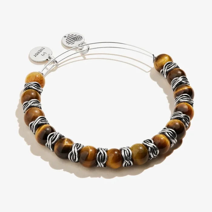 Tiger’s Eye Beaded Bangle