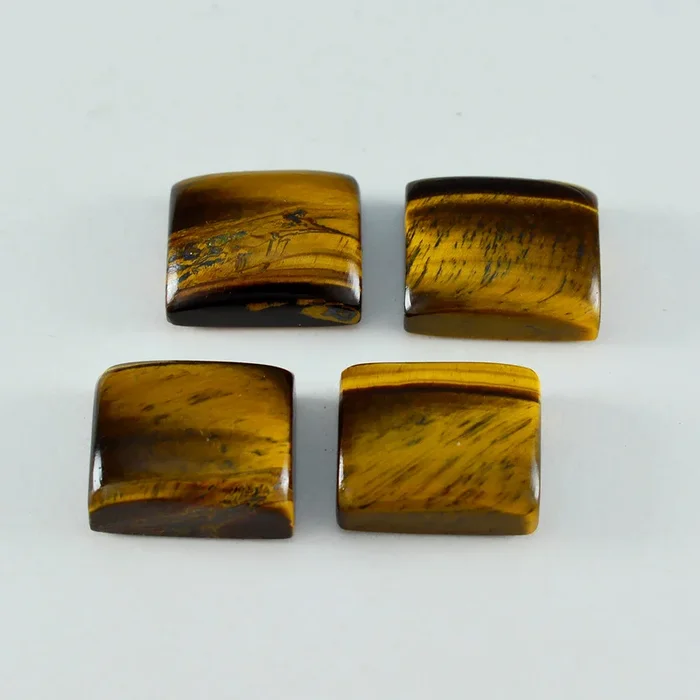 Tiger Eye 1PC Large 8×12 MM Emerald Cabochon Brown Shine semi Precious Precious Gemstone