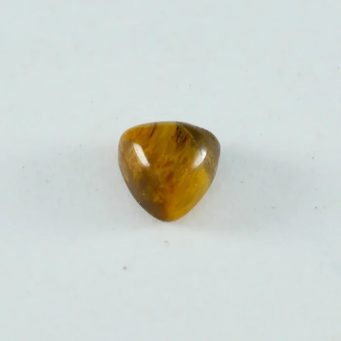 Tiger Eye 1PC Tiny 6×6 MM Triangle Cabochon Brown Splendid semi Precious Semi Precious Gemstone