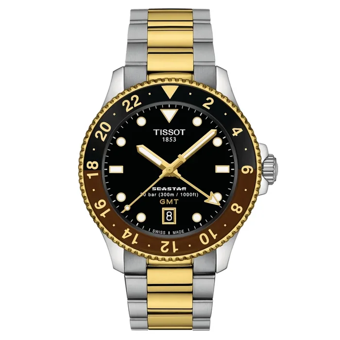 Tissot Seastar 1000 quartz GMT Watch 40 T120.852.22.051.00 – Lepage