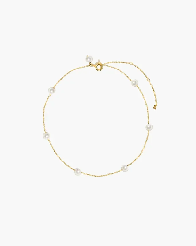 Tobillera de perlas Yumi