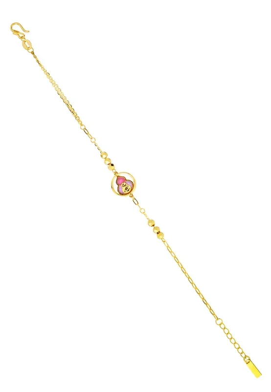 TOMEI Antique Gold Series Gourd Bracelet, Yellow Gold 999