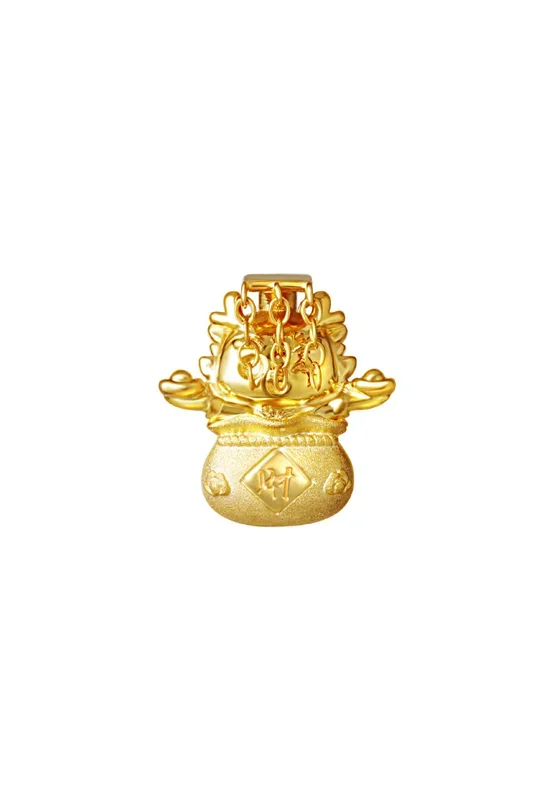 TOMEI Chomel Collection Supreme Dragon Charm, Yellow Gold 916