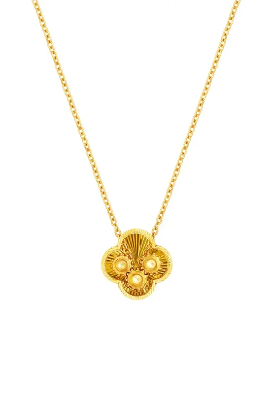 TOMEI Happiness Gear Necklace, Yellow Gold 916