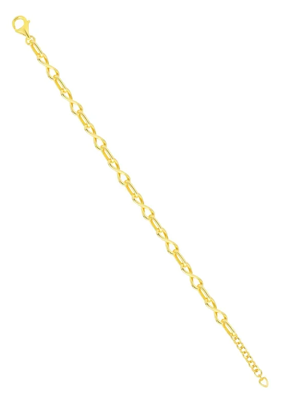 TOMEI Infinity Linked Bracelet, Yellow Gold 916