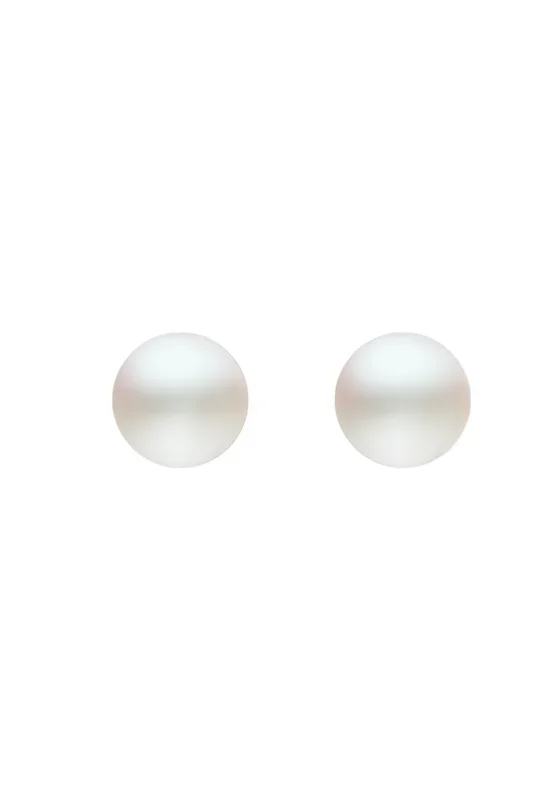 TOMEI Pearlfect Love Pearl Earrings, White Gold 585 (E1813P)