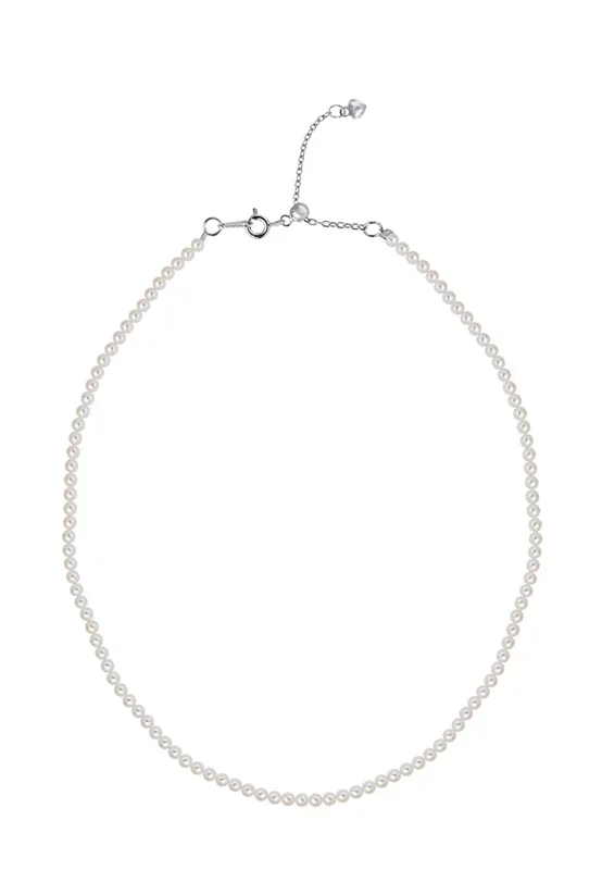 TOMEI Pearlfect Love Single Strand White Pearl Necklace