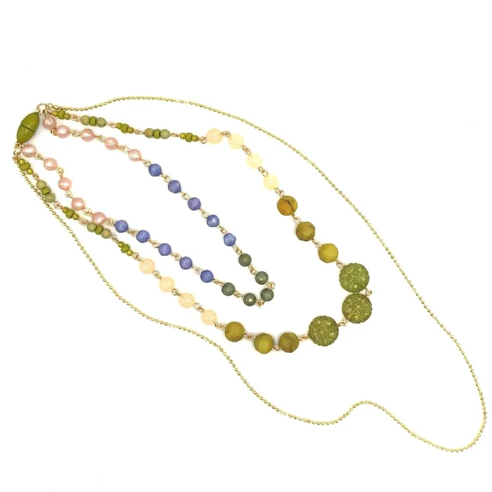 Trifecta Necklace – Olives & Roses