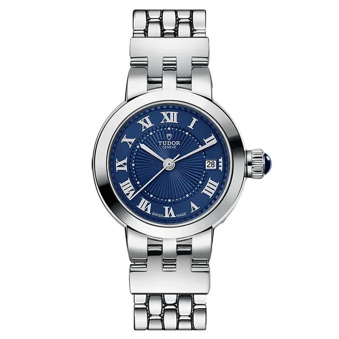 Tudor Clair de Rose automatic watch blue dial 26 mm M35200-0009 – Lepage