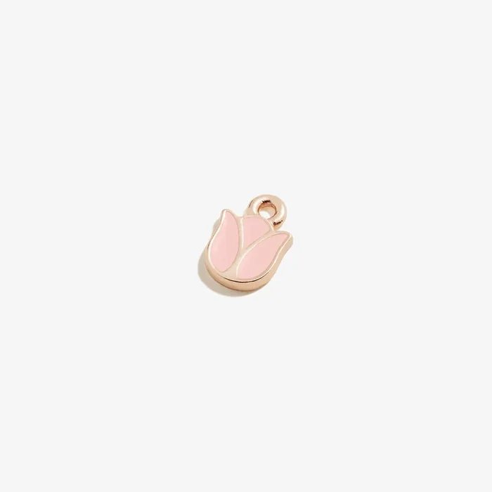 Tulip Hoop Earring Charm