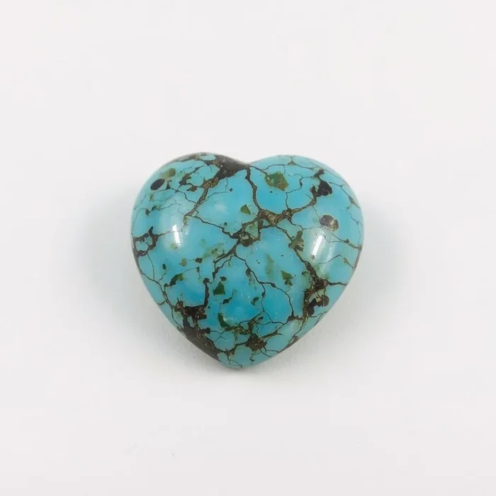 Turquoise 10PC Tiny 3×3 MM Heart Cabochon Blue Luster semi Precious Loose Gemstones