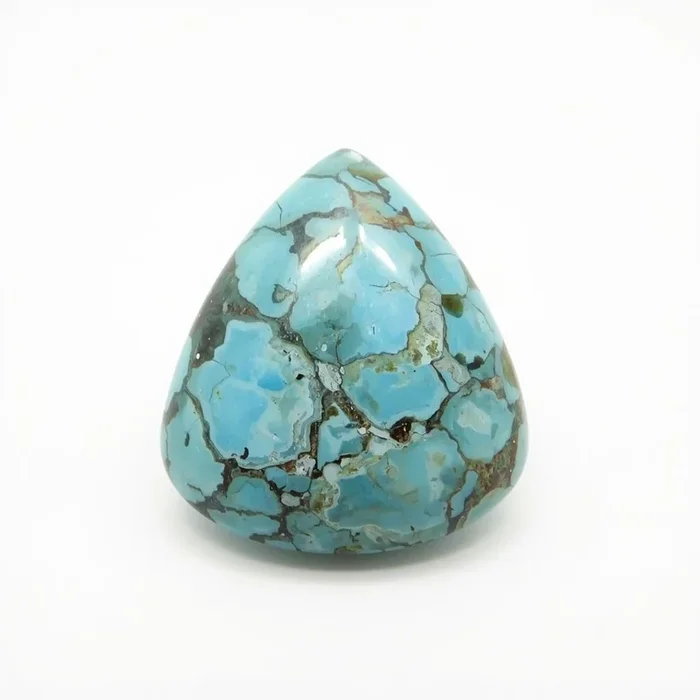 Turquoise 1PC Tiny 6×6 MM Triangle Cabochon Blue Pure semi Precious Loose Gems