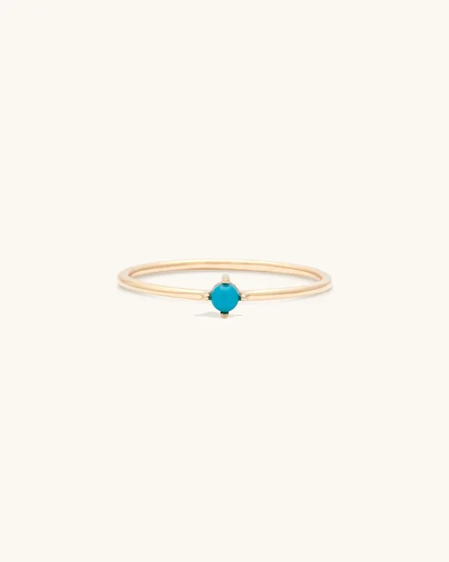 Turquoise Birthstone Ring