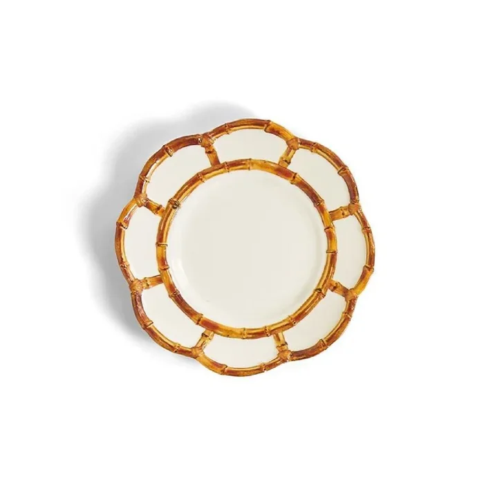 Two’s Company Bamboo Touch Salad/Dessert Plate