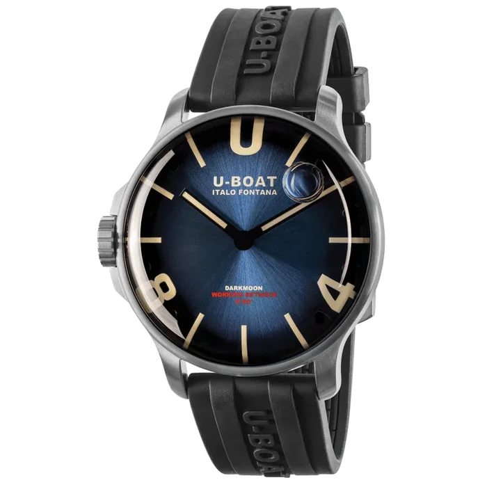 U-Boat Darkmoon Blue PVD Soleil 46mm Quartz Watch