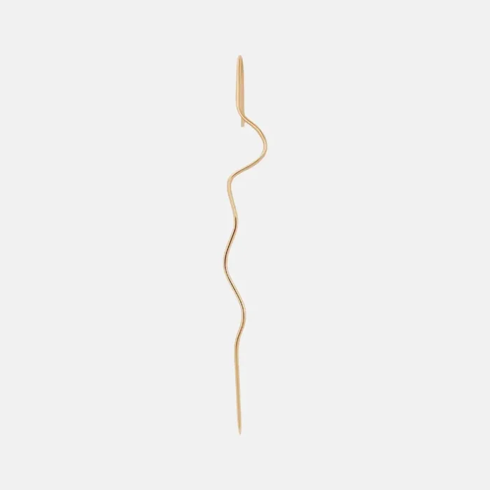 Wave Needle Earring