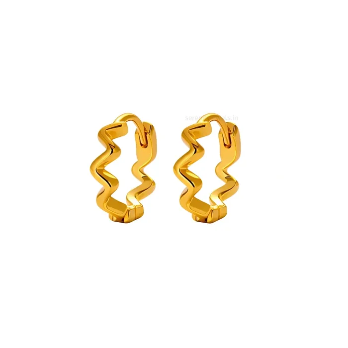 Wavy Hoops – PAIR