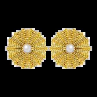 Webby Gold Earrings
