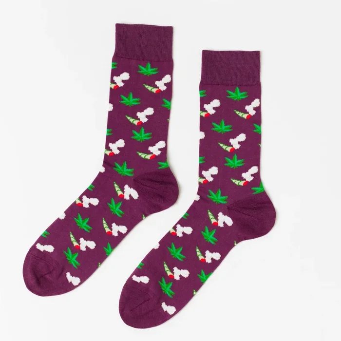 Weed Crew Socks – Large