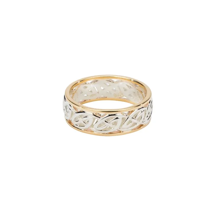 White Gold with Yellow Gold Rails Window to the Soul ‘Ness’ Ring – Custom Order