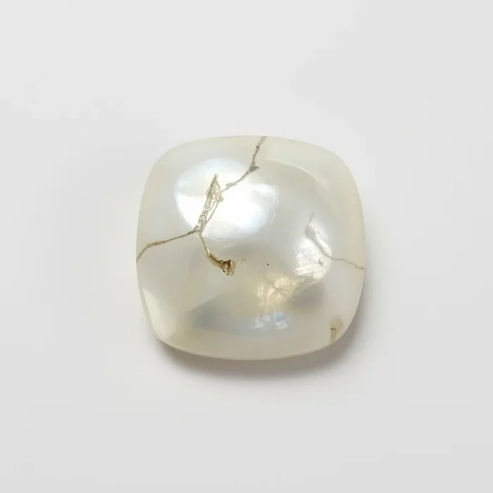 White Pearl 10PC Tiny 5×5 MM Cushion Cabochon White Shine Precious Loose Gems