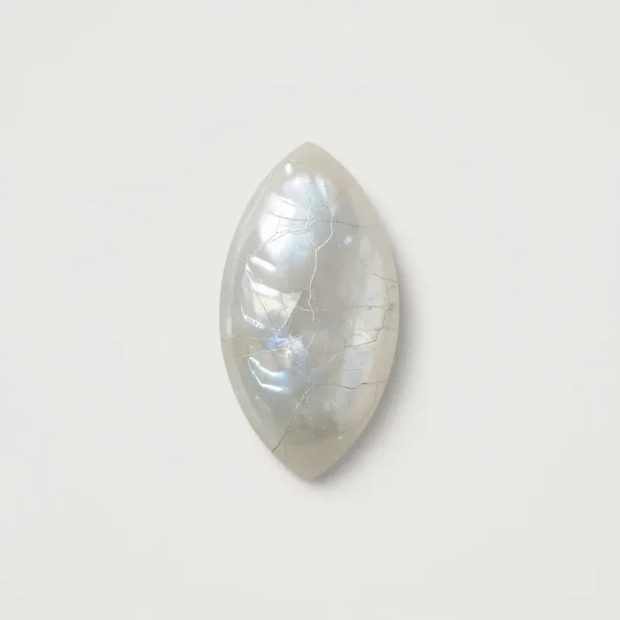 White Pearl 1PC Small 5×10 MM Marquise Cabochon White Genuine Precious Loose Gemstones