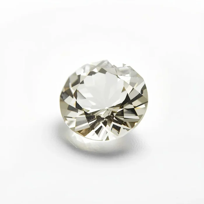 White Topaz 1PC Large 10×10 MM Round Faceted White Shine Semi Precious Loose Gems