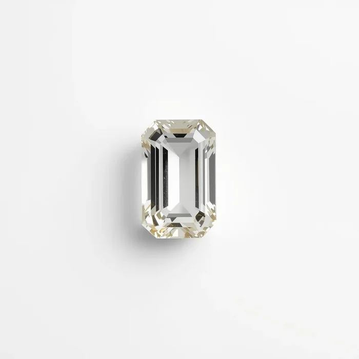 White Topaz 1PC Small 6×12 MM Baguette Faceted White Superior Semi Precious Gems