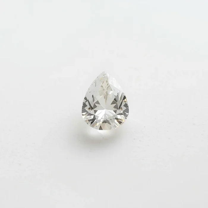 White Topaz 1PC Small 6×9 MM Pear Faceted White Shine Semi Precious Loose Gemstones
