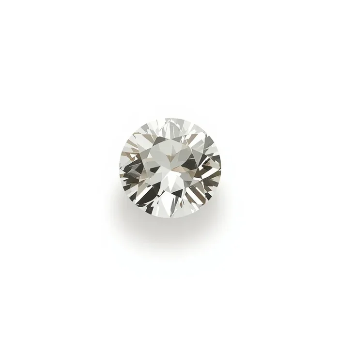 White Topaz 1PC Tiny 5×5 MM Round Faceted White Sparkling Semi Precious Gems