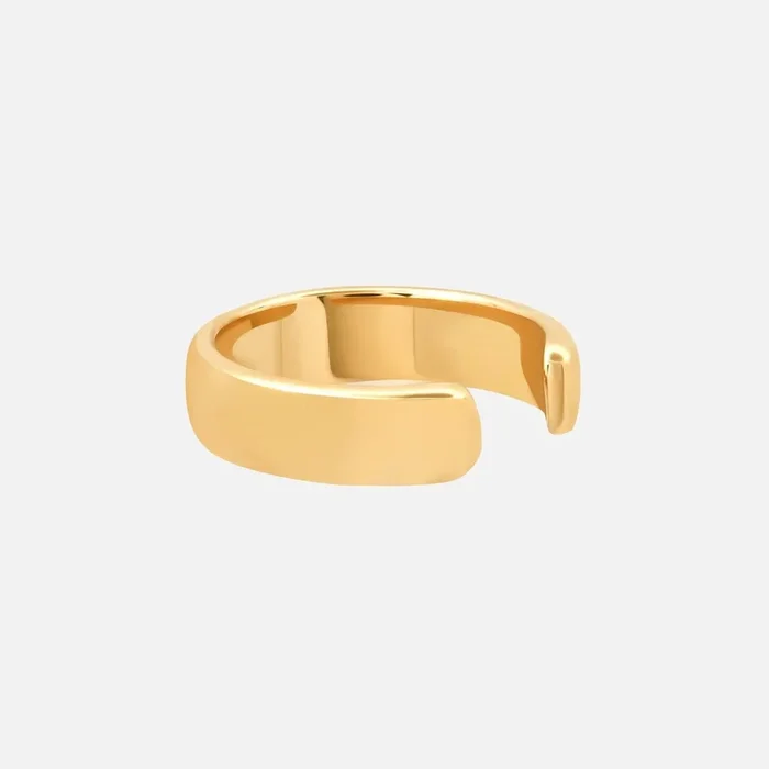 Wide Gold Ear Cuff
