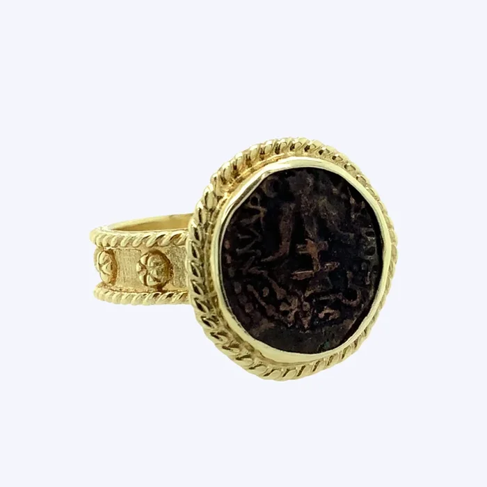 Widow’s Mite Ancient Coin Ring