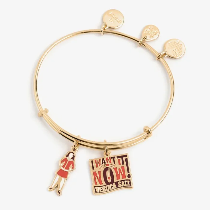 Willy Wonka Veruca ‘I Want it Now!’ Charm Bangle