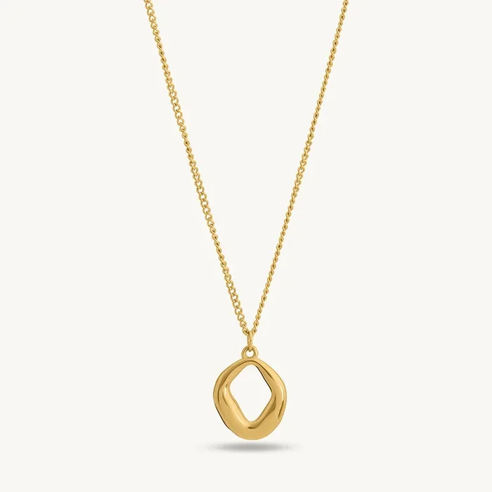 Wobbly Square Necklace