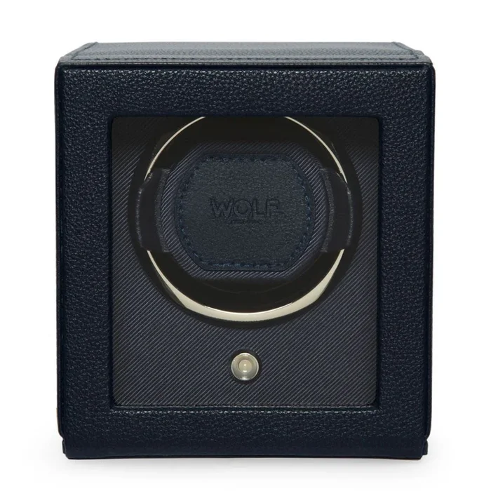 Wolf Designs Cub Single Watch Winder with Cover