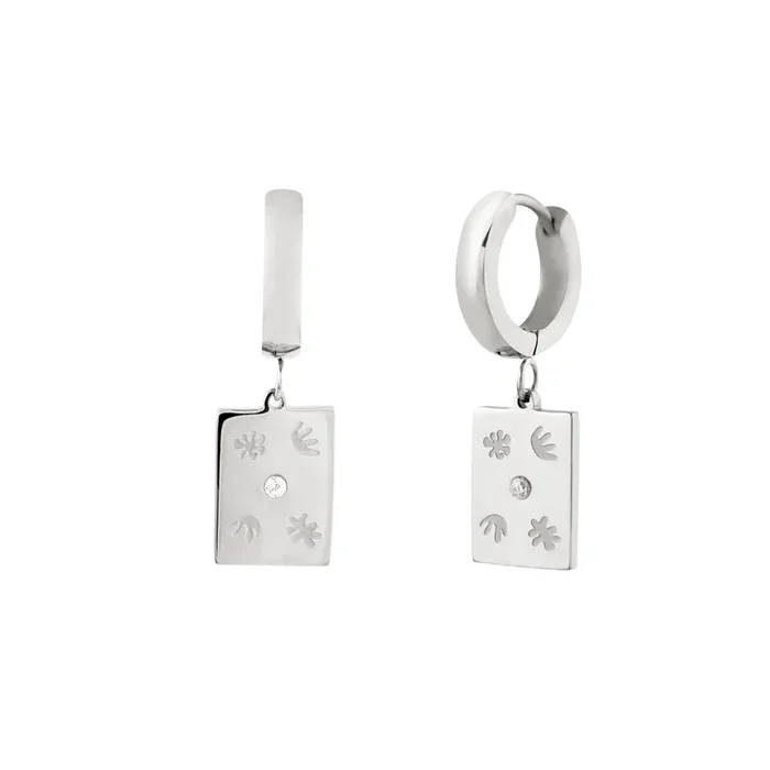 Work of Art Hoops – Silver