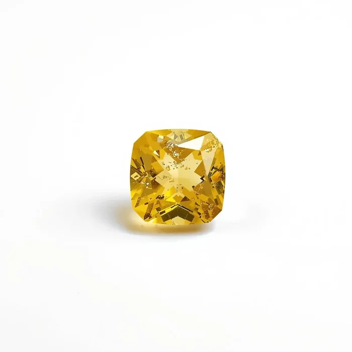 Yellow Sapphire 10PC Tiny 3×3 MM Cushion Faceted Yellow Fiery Precious Gems
