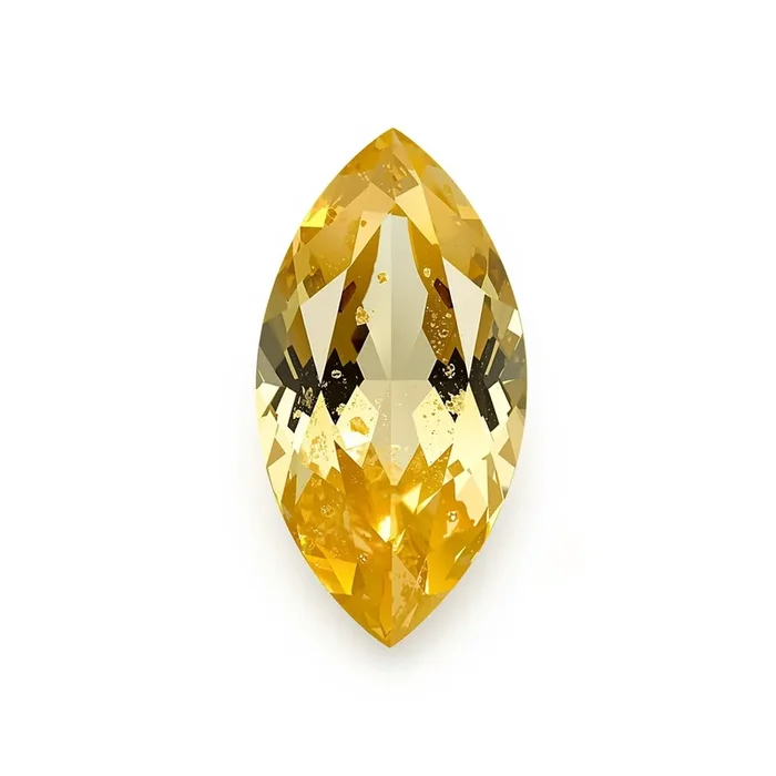 Yellow Sapphire 1PC Large 8×16 MM Marquise Faceted Yellow Polished Precious Loose Gems
