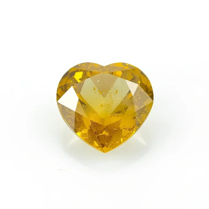 Yellow Sapphire 1PC Small 7×7 MM Heart Faceted Yellow Splendid Precious Gems