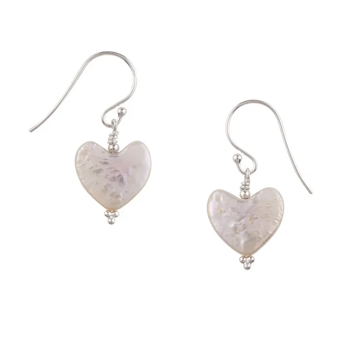 You’ve Got Heart Earrings in Pearl