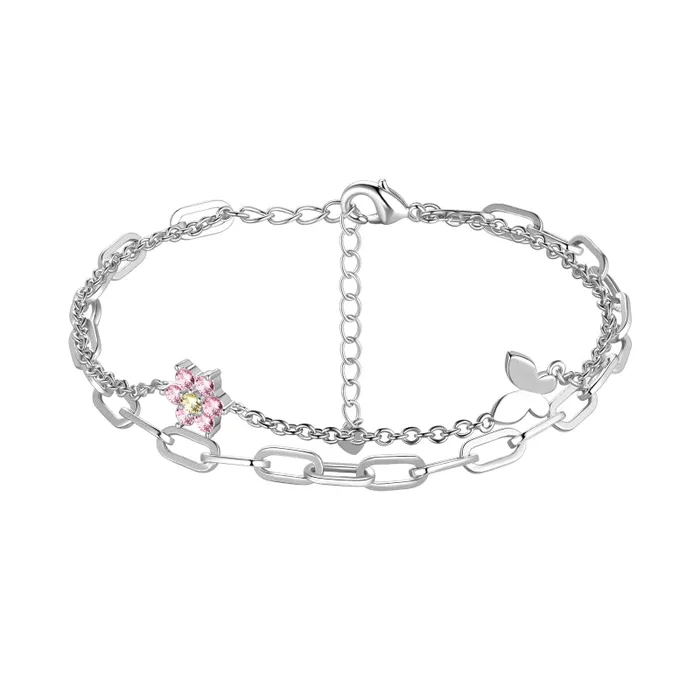 Zierliche Schmetterlingsarmbänder für Frauen, Schmuck, Gliederarmbänder, Geschenk für Mädchen